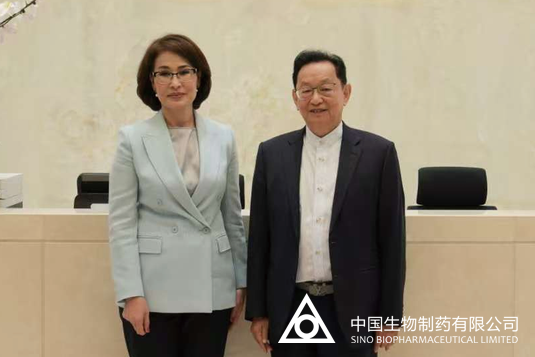 哈萨克斯坦卫生部长一行会见正大集团资深副董事长、豪门国际创始主席谢炳，共商合作机遇。
